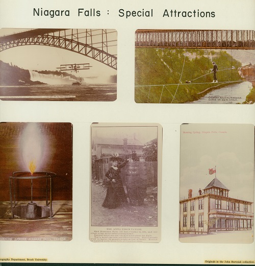 Post Card with Annie Edson Taylor