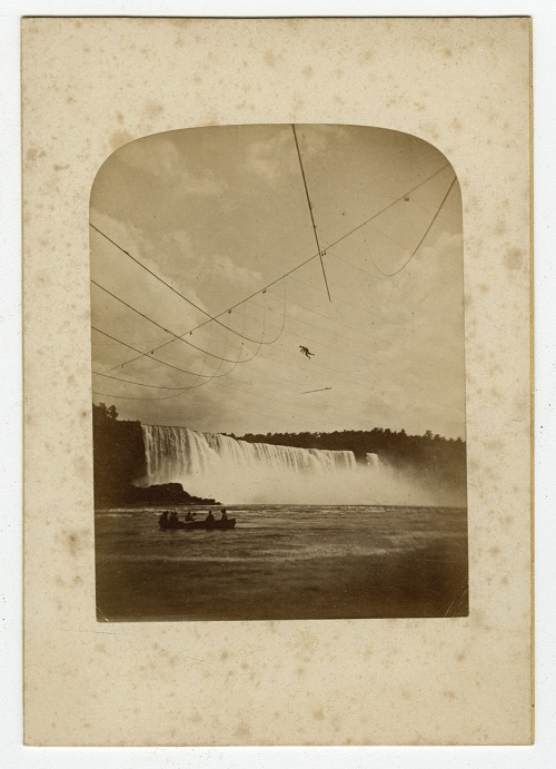 Bellini Falling Into the Falls After Tightroping Across